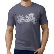 JL Art Tee aimed at fans of Triumph Street Cup Motorbike