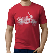 JL Art Tee aimed at fans of Triumph Street Scrambler Motorbike