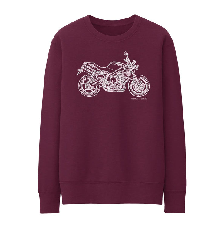 JL Illustration For A Triumph Street Triple 2009 Motorbike Fan Jumper