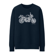 JL Illustration For A Triumph Street Triple 2009 Motorbike Fan Jumper