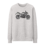 JL Illustration For A Triumph Street Triple 2016 Motorbike Fan Jumper