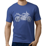 JL Illustration For A Triumph Street Triple 2016 Motorbike Fan T-shirt