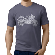 JL Illustration For A Triumph Street Triple 2016 Motorbike Fan T-shirt