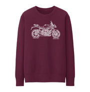 JL Illustration For A Triumph Street Triple R 2016 Motorbike Fan Jumper