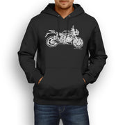 JL Illustration For A Triumph Street Triple Rx SE Motorbike Fan Hoodie