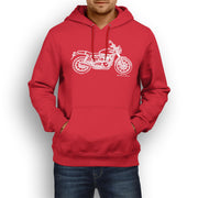 JL Illustration For A Triumph Street Twin Motorbike Fan Hoodie