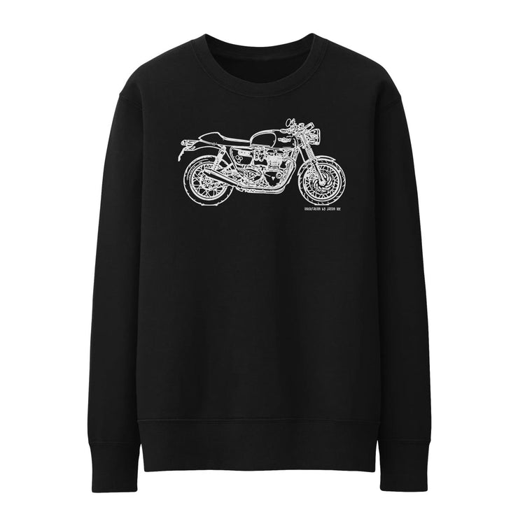 JL Illustration For A Triumph Thruxton 1200 Motorbike Fan Jumper