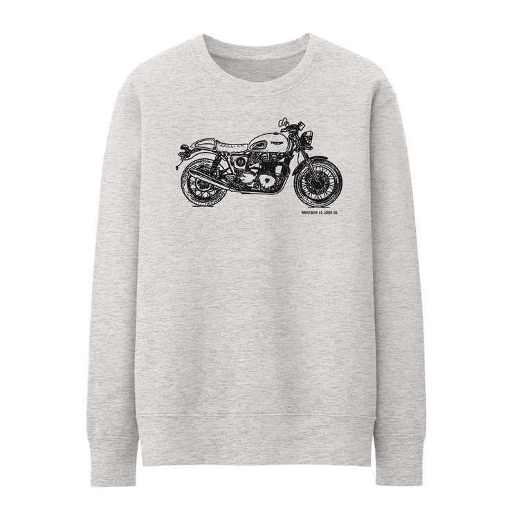 JL Art Jumper aimed at fans of Triumph Thruxton Ace Motorbike