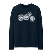 JL Art Jumper aimed at fans of Triumph Thruxton Ace Motorbike