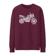 JL Illustration For A Triumph Tiger 800XC Motorbike Fan Jumper