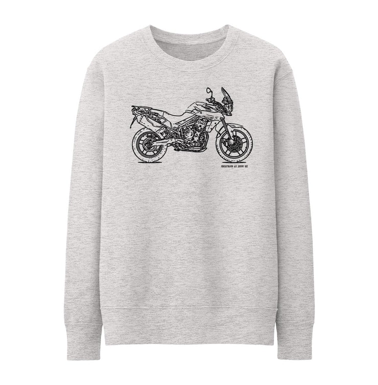 JL Illustration For A Triumph Tiger 800 Motorbike Fan Jumper