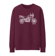 JL Illustration For A Triumph Tiger 800 Motorbike Fan Jumper