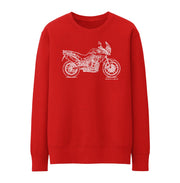 JL Illustration For A Triumph Tiger 800 Motorbike Fan Jumper