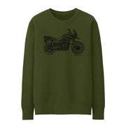 JL Illustration For A Triumph Tiger 800 XCA Motorbike Fan Jumper