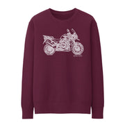 JL Art Jumper aimed at fans of Triumph Tiger Explorer Spoked Wheels Motorbike