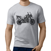 JL Tiger Art Tee aimed at fans of Triumph Explorer Spoked Wheels Motorbike