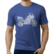 JL Tiger Art Tee aimed at fans of Triumph Explorer Spoked Wheels Motorbike