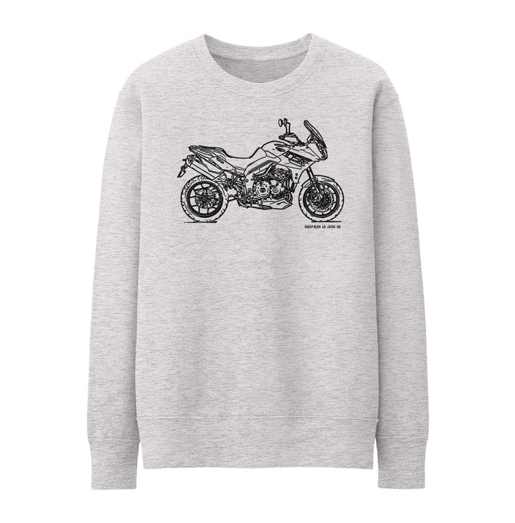 JL Illustration For A Triumph Tiger Sport Motorbike Fan Jumper