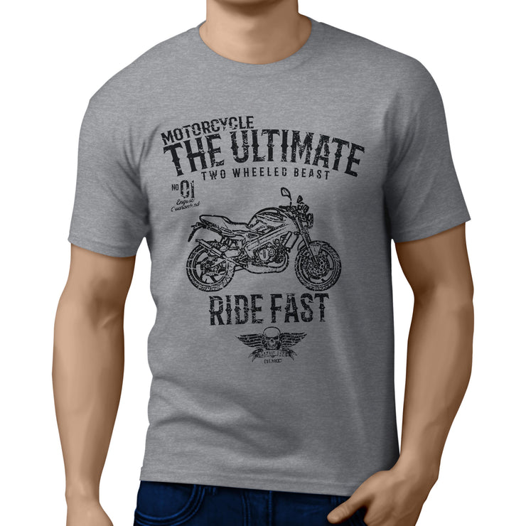 JL Ultimate Illustration For A Cagiva 2006 Raptor Motorbike Fan T-shirt