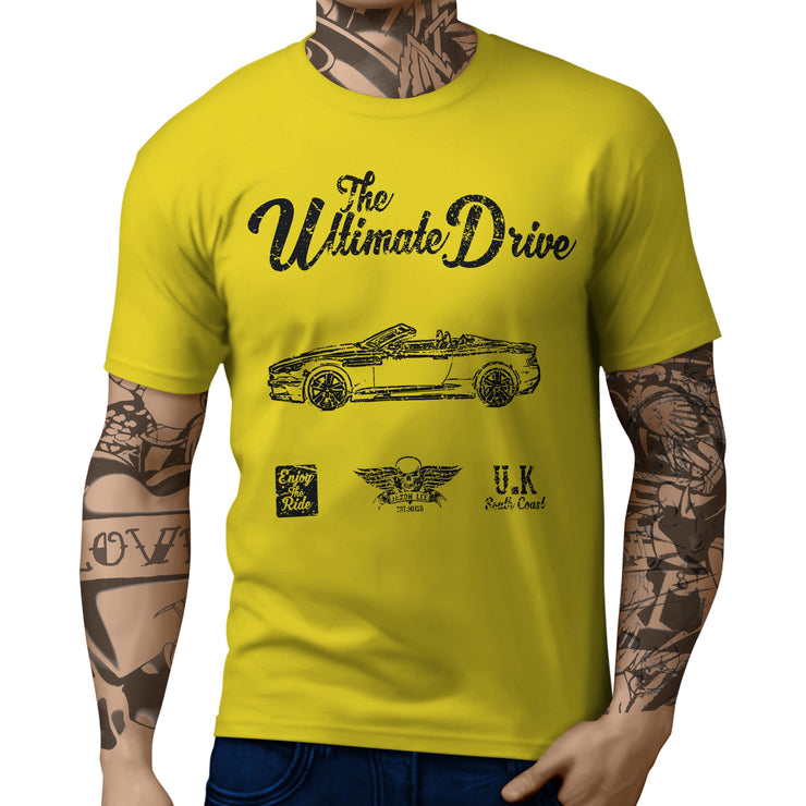 JL Ultimate Illustration For A Aston Martin DBS Volante Motorcar Fan T-shirt