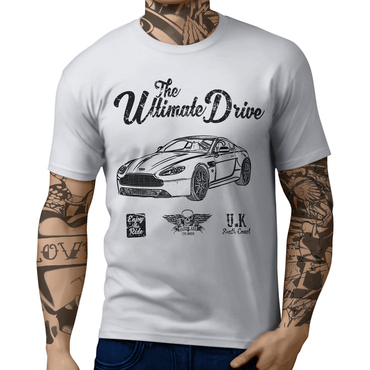 JL Ultimate Illustration For A Aston Martin Vantage Motorcar Fan T-shirt