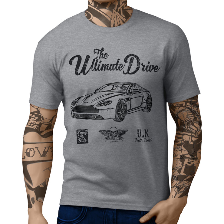 JL Ultimate Illustration For A Aston Martin Vantage Motorcar Fan T-shirt