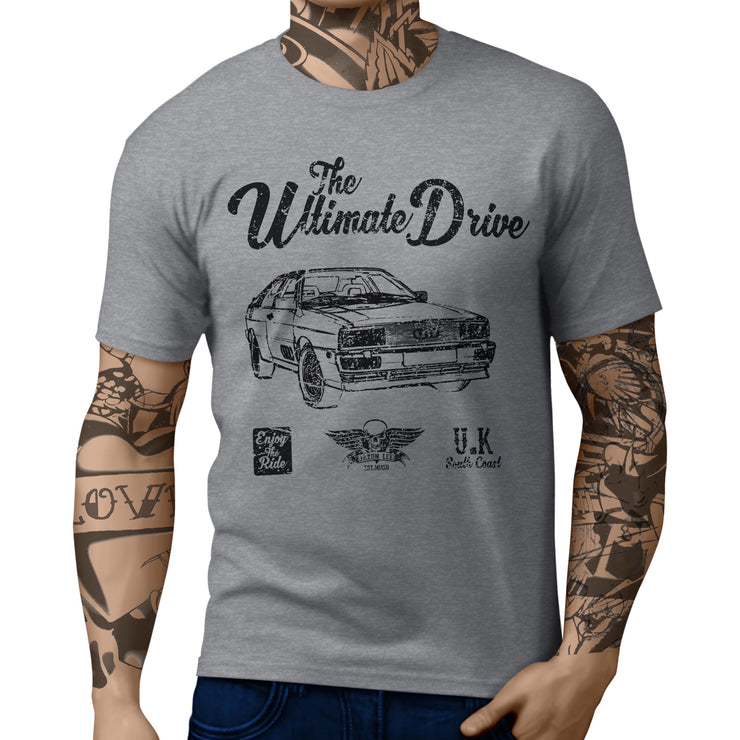 JL Ultimate Illustration For A Audi Quattro Motorcar Fan T-shirt
