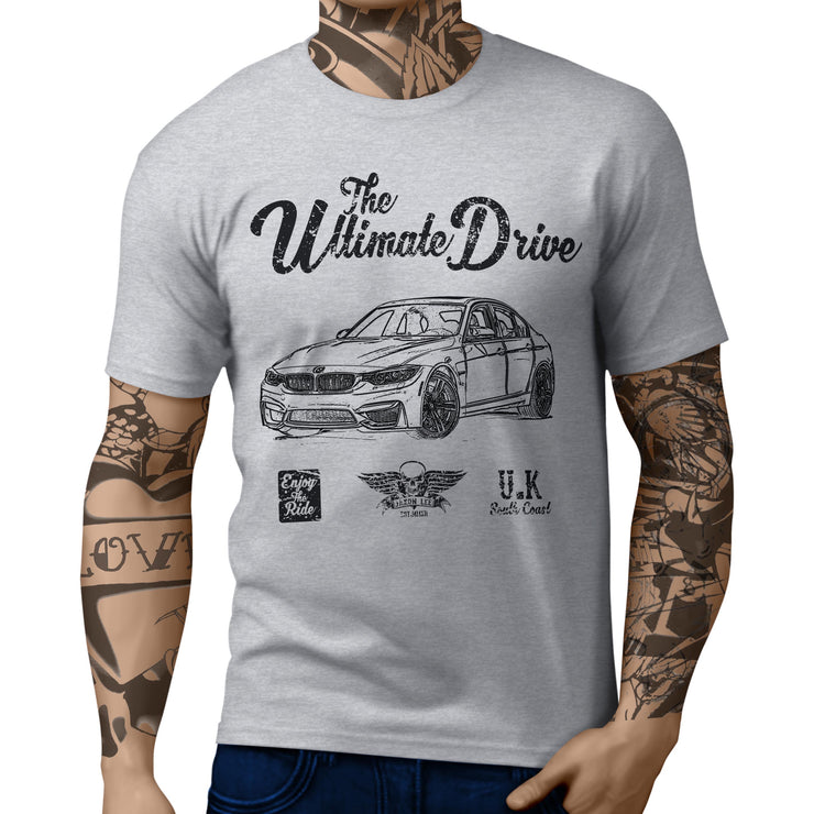JL Ultimate Illustration For A BMW M3 2017 Motorcar Fan T-shirt