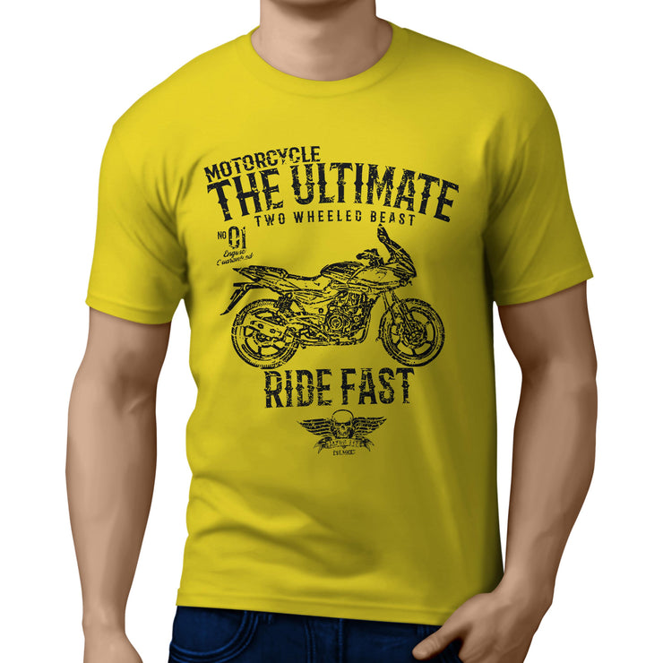 JL Ultimate Illustration For A Bajaj Pulsar 220 Motorbike Fan T-shirt