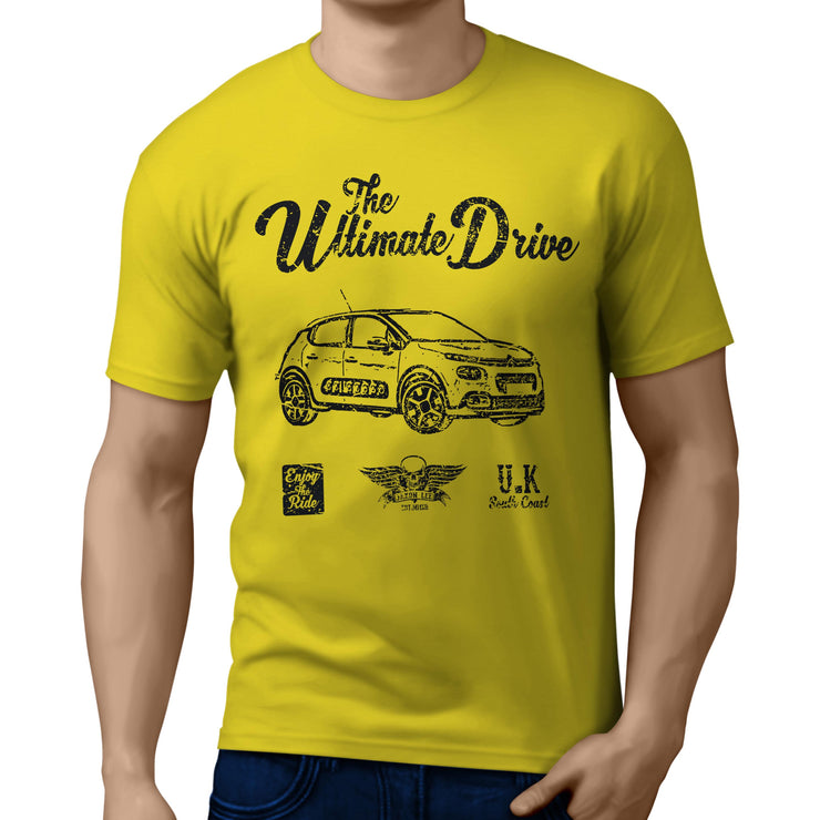 JL Ultimate Illustration For A Citroen C3 Motorcar Fan T-shirt