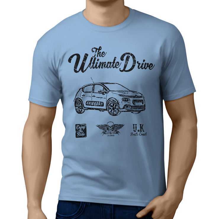 JL Ultimate Illustration For A Citroen C3 Motorcar Fan T-shirt