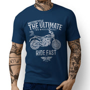 JL Ultimate Illustration For A Ducati Scrambler Classic Motorbike Fan T-shirt