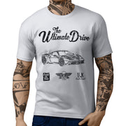 JL Ultimate Illustration For A Ferrari 458 Speciale Motorcar Fan T-shirt
