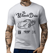 JL Ultimate Illustration For A Ferrari 488 Spider Motorcar Fan T-shirt