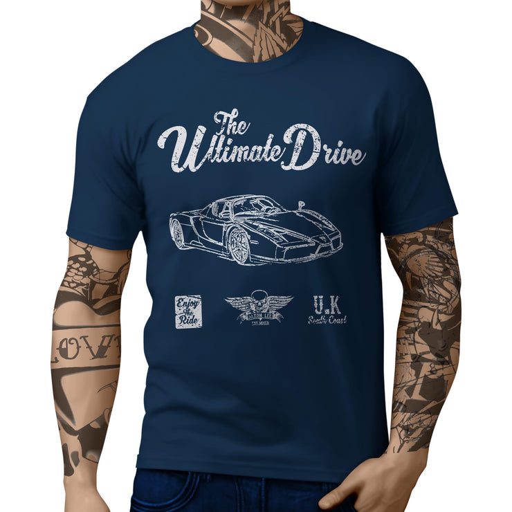 JL Ultimate Illustration For A Ferrari Enzo 2004 Motorcar Fan T-shirt