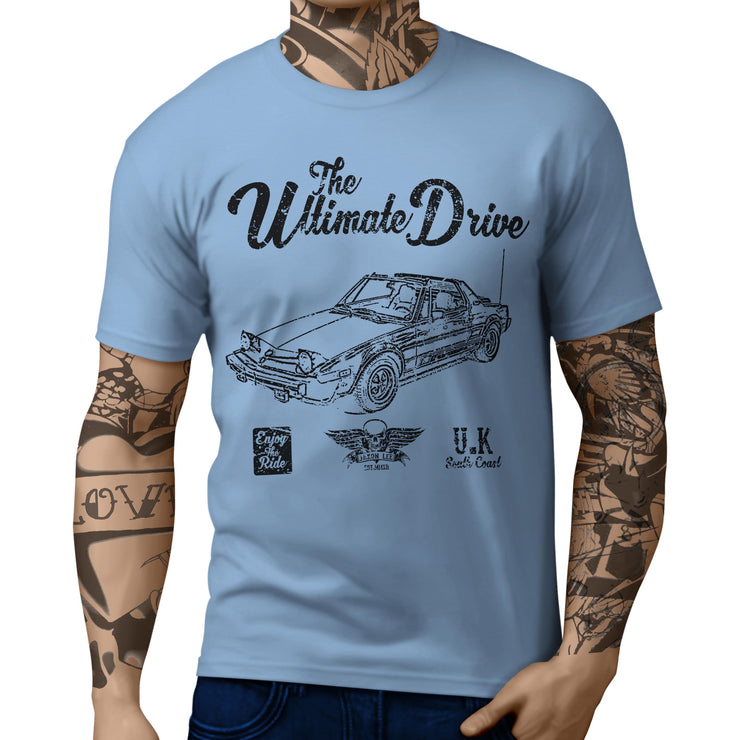 JL*Ultimate Illustration For A Fiat X19 Bertone Motorcar Fan T-shirt
