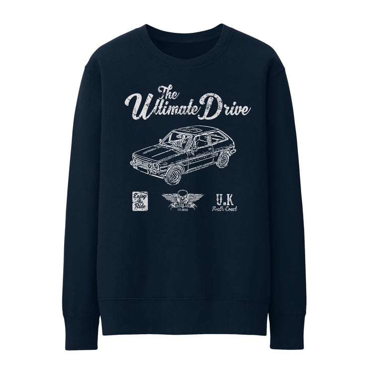 JL Ultimate Illustration For A Ford Fiesta Mk1 XR2 Fan Jumper