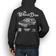 JL Ultimate Illustration For A Ford Fiesta Mk1 XR2 Motorcar Fan Hoodie