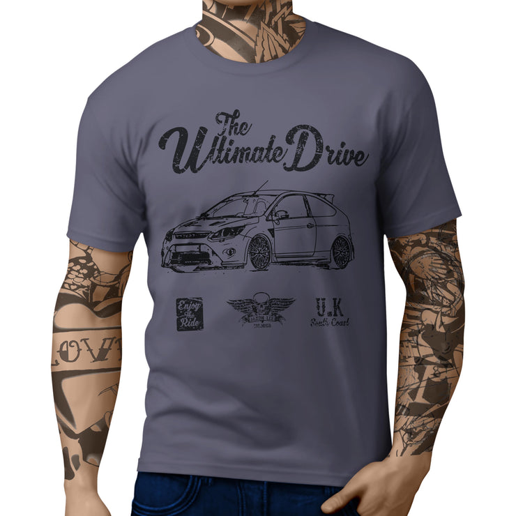 JL Ultimate Illustration For A Ford Focus RS MK2 Motorcar Fan T-shirt