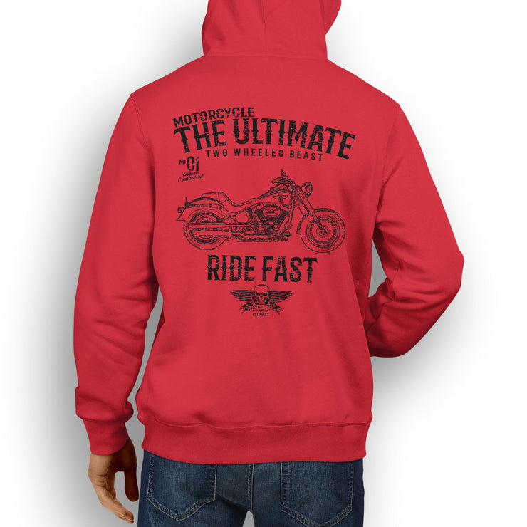 JL Ultimate Art Hood aimed at fans of Harley Davidson Fat Boy S Motorbike
