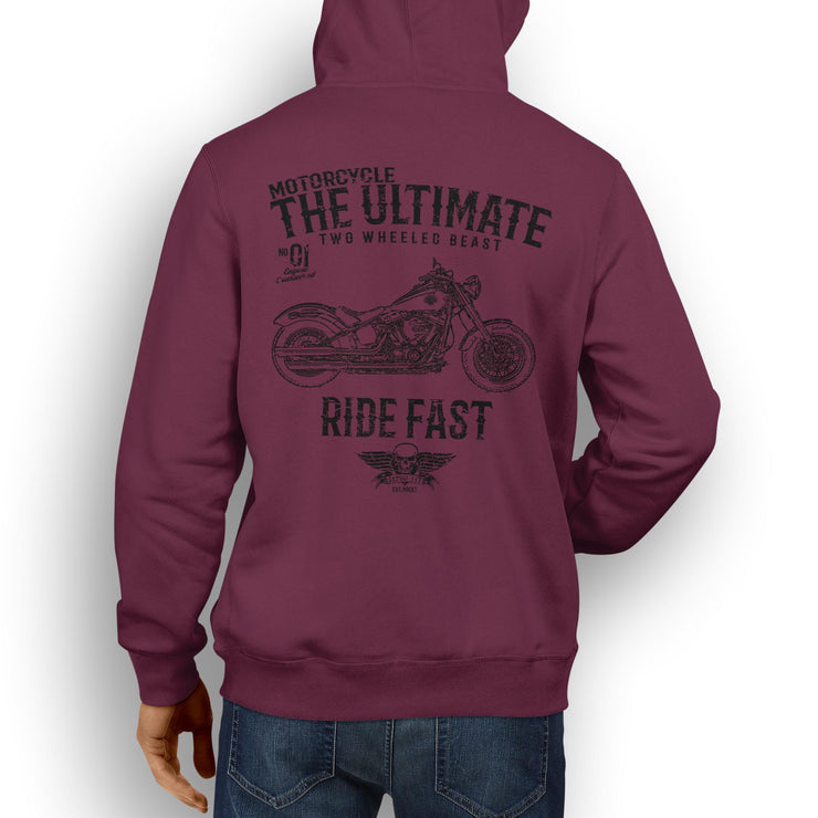 JL Ultimate Art Hood aimed at fans of Harley Davidson Softail Slim Motorbike