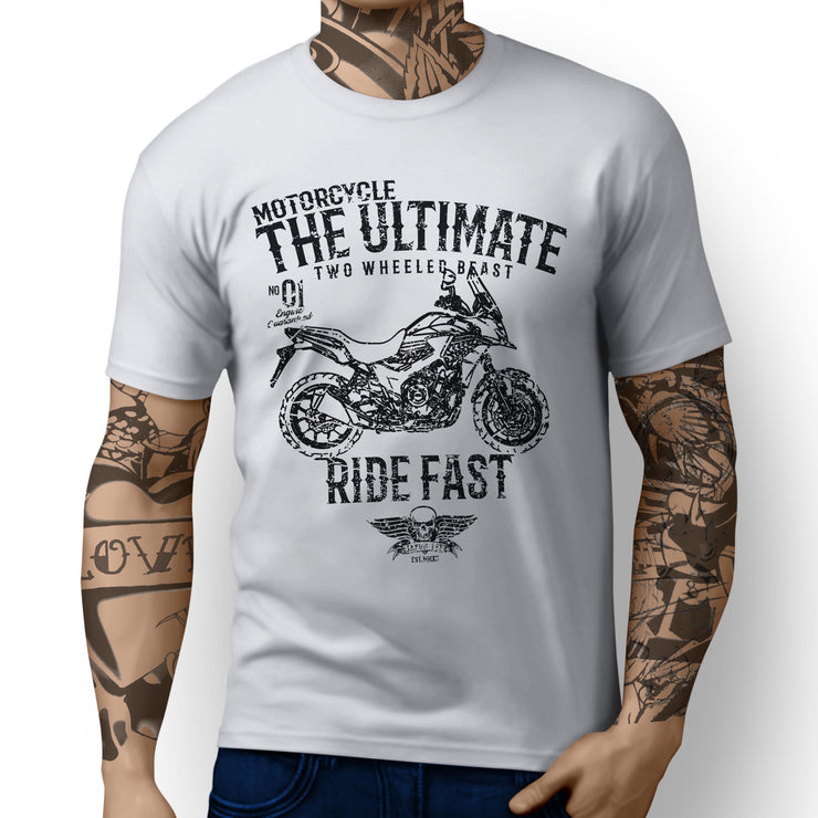 JL Ultimate Illustration For A Honda CB500X Motorbike Fan T-shirt