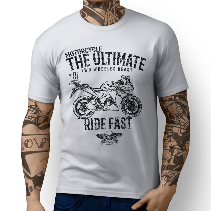 JL Ultimate Illustration For A Honda CBR125R Motorbike Fan T-shirt