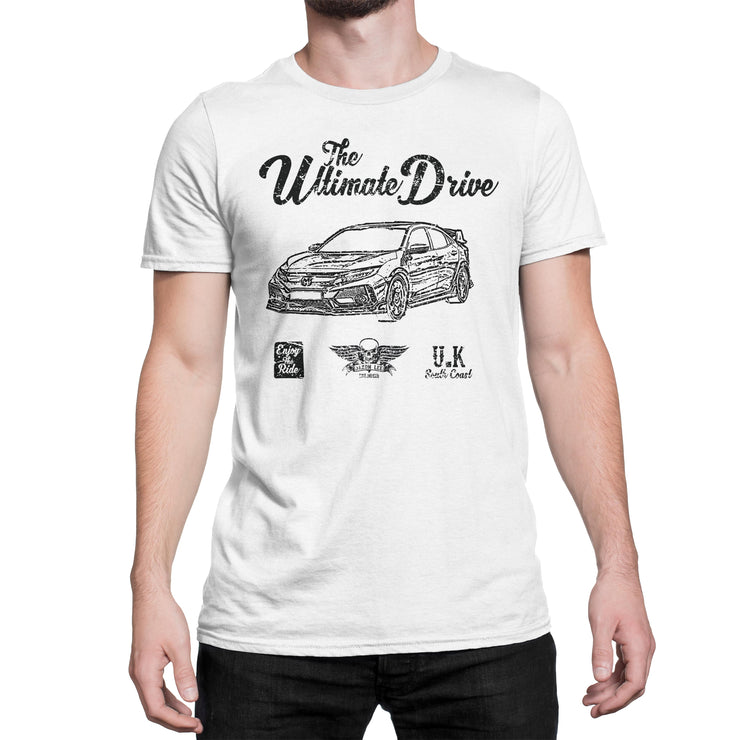 JL* Ultimate Illustration For A Honda Civic Type R Motorcar Fan T-shirt