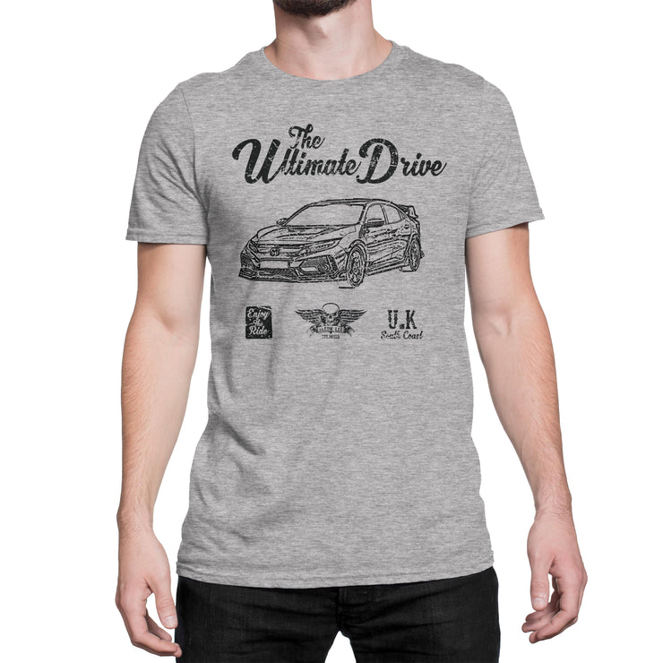 JL* Ultimate Illustration For A Honda Civic Type R Motorcar Fan T-shirt