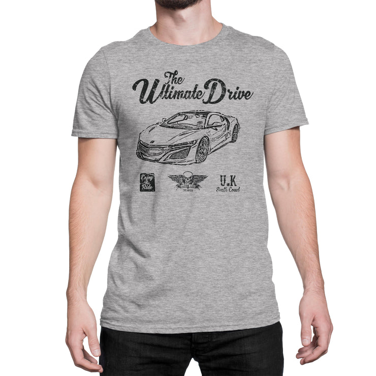 JL Ultimate Illustration For A Honda NSX 2017 Motorcar Fan T-shirt