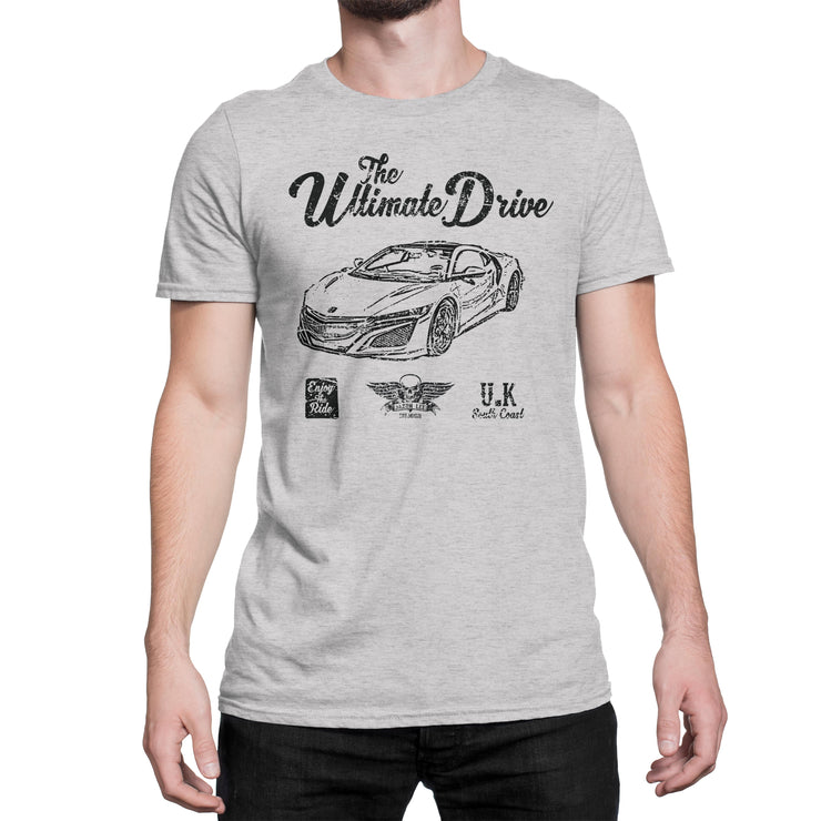 JL Ultimate Illustration For A Honda NSX 2017 Motorcar Fan T-shirt