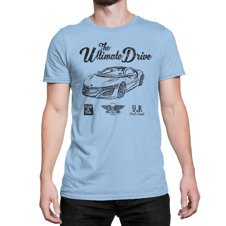 JL Ultimate Illustration For A Honda NSX 2017 Motorcar Fan T-shirt