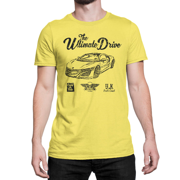 JL Ultimate Illustration For A Honda NSX 2017 Motorcar Fan T-shirt