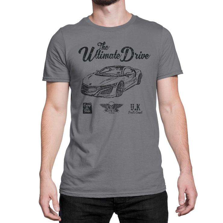 JL Ultimate Illustration For A Honda NSX 2017 Motorcar Fan T-shirt